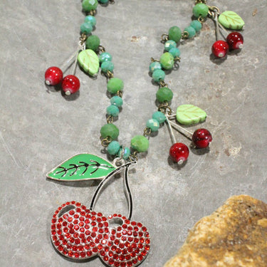 Hi Ho Cherry Ohhh...Charm'd Necklace